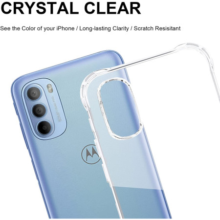 Husa Antisoc compatibila Motorola Moto G31 / Moto G41, PRO AirBag, Clear