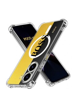 Husa Antisoc pentru Xiaomi Poco X7 Pro - AirBag TPU, Colțuri Ranforsate - Boss 