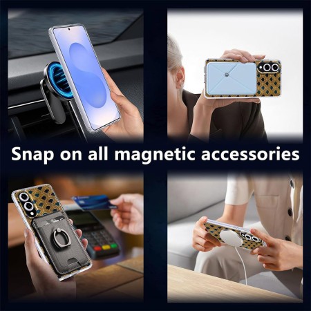 Husa pentru Samsung Galaxy S25 Edge, magnetica compatibila MagSafe, Cobalt18, protectie completa anti soc