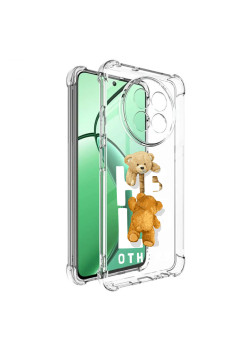 Husa Antisoc pentru Realme 12 / 12x, AirBag PRO, Transparent, Help Others
