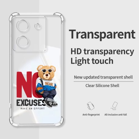 Husa Antisoc pentru Xiaomi Poco M7 Pro 5G AirBag TPU, Colțuri Ranforsate - No Excuses