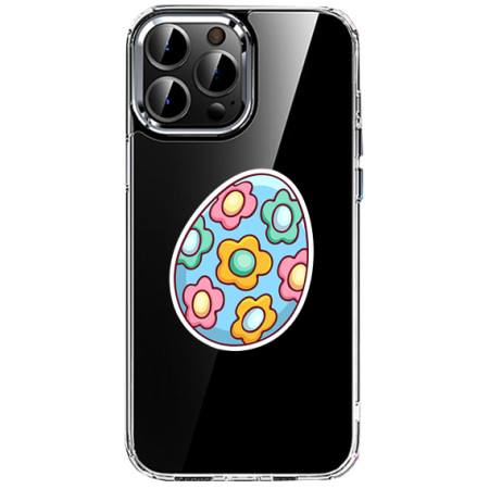Husa personalizata Apple iPhone 14 Pro, Egg Flower