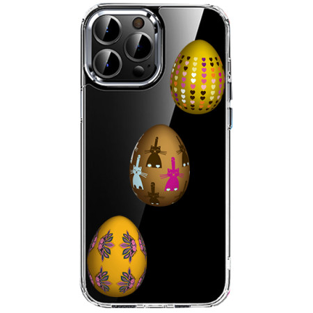 Husa personalizata Apple iPhone 14 Pro, Egg Gold 