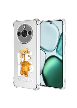 Husa Antisoc pentru Honor X9c Smart, AirBag PRO, Clear, Help Others