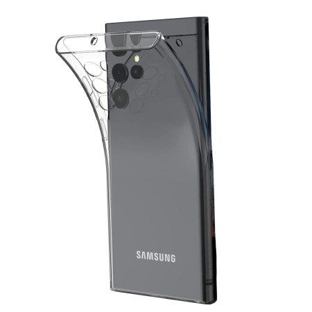 Husa Silicon compatibila Samsung Galaxy S24 Ultra, Pastreaza Originalitatea, Transparent 