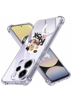 Husa Antisoc pentru Xiaomi Redmi Note 14 4G (Standard) - AirBag TPU, Colțuri Ranforsate - Risk Taker 