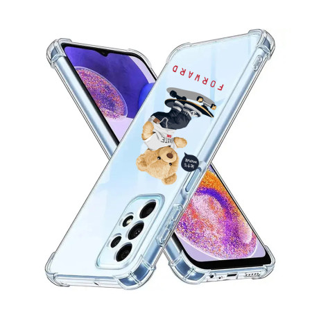 Husa Antisoc personalizata pentru Samsung Galaxy A23, AirBag Forward, Clear