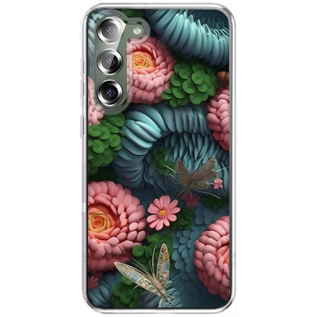 Husa personalizata pentru Samsung Galaxy S23, MagSafe Flower Medley 6