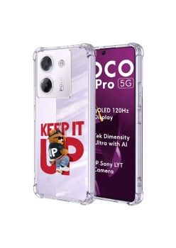 Husa Antisoc pentru Xiaomi Poco M7 Pro 5G - AirBag TPU, Colțuri Ranforsate - Keep It UP