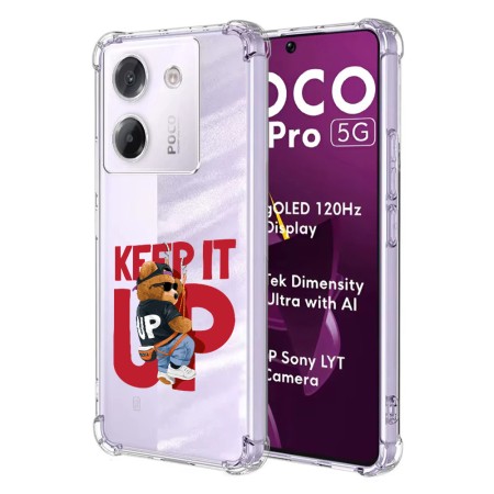 Husa Antisoc pentru Xiaomi Poco M7 Pro 5G - AirBag TPU, Colțuri Ranforsate - Keep It UP