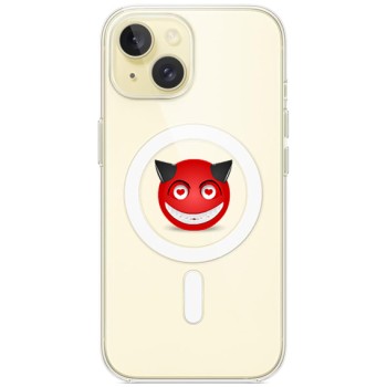 Husa personalizata Apple iPhone 14, MagSafe, Evil Love