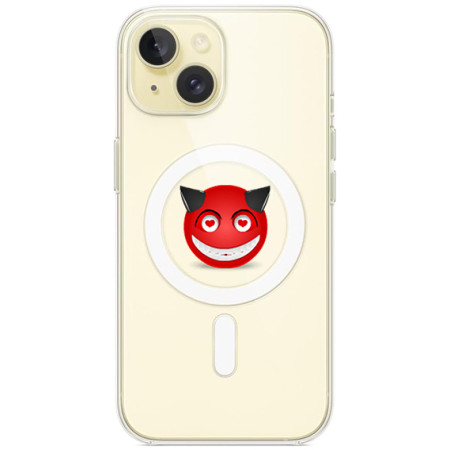 Husa personalizata Apple iPhone 14, MagSafe, Evil Love