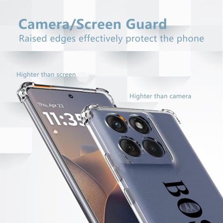 Husa Antisoc pentru Motorola Edge 60 / Edge 60 Fusion - AirBag TPU, Colțuri Ranforsate - Boss 