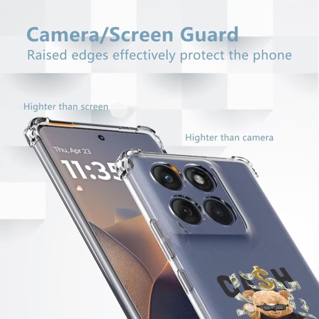 Husa Antisoc pentru Motorola Edge 60 / Edge 60 Fusion - AirBag TPU, Colțuri Ranforsate - Cash is King