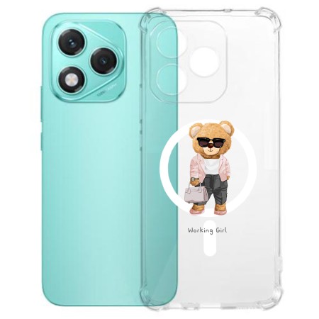 Husa Antisoc pentru Honor 400 Lite - AirBag TPU, Colțuri Ranforsate - Working Girl