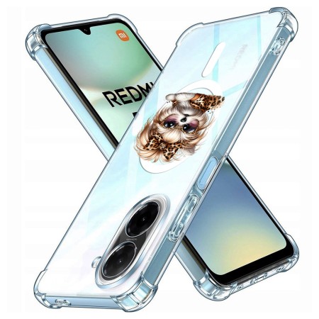 Husa Antisoc pentru Xiaomi Redmi A5 4G (Standard) - AirBag Magsafe, Colțuri Ranforsate - Dog Bow