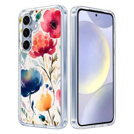 Husa pentru Samsung Galaxy S25, Atasare Magnetica, MagSafe, Magsafe Model Floral 3