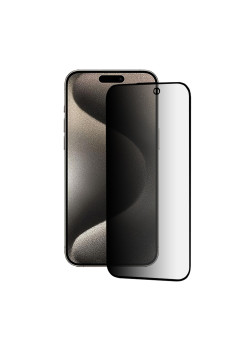 Folie pentru iPhone 15 Pro Max, HD Privacy, Black