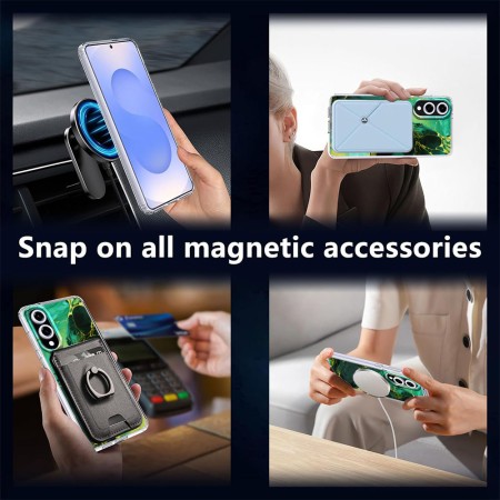 Husa pentru Samsung Galaxy S25 Edge, Compatibila MagSafe, NB 9, Protectie AntiSoc, Incarcare Wireless