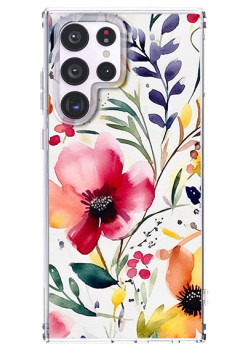 Husa pentru Samsung Galaxy S25 Ultra, Atasare Magnetica, MagSafe, Model Floral 5