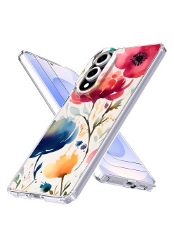 Husa pentru Samsung Galaxy S25 Edge, Atasare Magnetica, MagSafe, Magsafe Model Floral 3