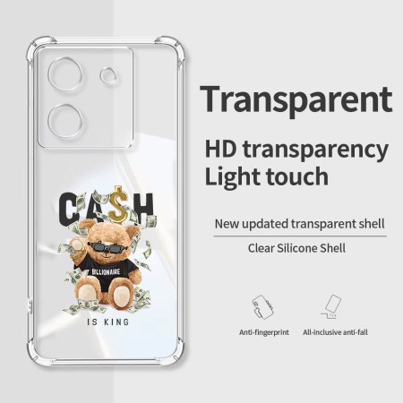 Husa Antisoc pentru Xiaomi Poco M7 Pro 5G - AirBag TPU, Colțuri Ranforsate - Cash is King