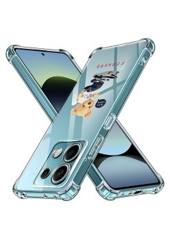 Husa Antisoc pentru Xiaomi Redmi Note 14S - AirBag TPU, Colțuri Ranforsate - Let’s Move Forward