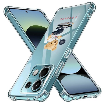 Husa Antisoc pentru Xiaomi Redmi Note 14S - AirBag TPU, Colțuri Ranforsate - Let’s Move Forward