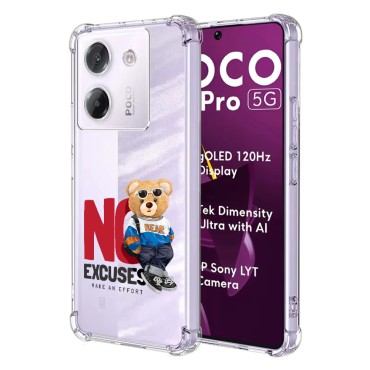 Husa Antisoc pentru Xiaomi Poco M7 Pro 5G AirBag TPU, Colțuri Ranforsate - No Excuses