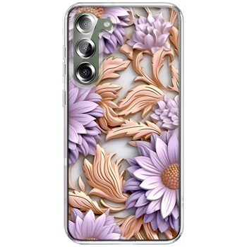 Husa personalizata pentru Samsung Galaxy S23, MagSafe Flower Medley 5