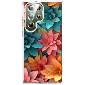 Husa pentru Samsung Galaxy S25 Ultra, Atasare Magnetica, MagSafe, 3D Flower Medley 13
