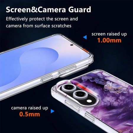Husa magnetica compatibila MagSafe pentru Samsung Galaxy S25 Edge, LC65, protectie completa anti soc