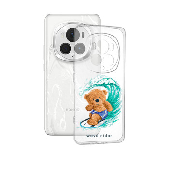 Husa pentru Honor Magic 6 Pro, Tech Wave Rider, Transparenta
