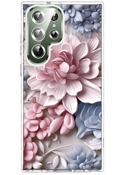 Husa pentru Samsung Galaxy S25 Ultra, Atasare Magnetica, MagSafe, 3D Flower Medley 10