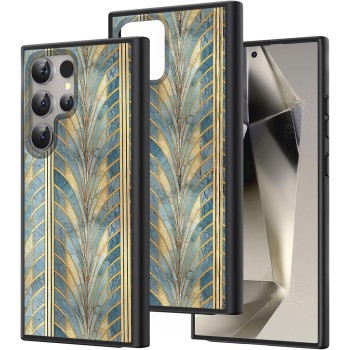 Husă pentru Samsung Galaxy S25 Ultra, DC Cobalt Marble, Protecție Cameră, Antișoc, Design Slim, Blue - Glod