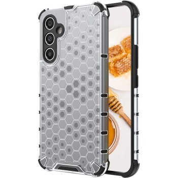 Husa antisoc compatibila Samsung Galaxy S24, Honeycomb AirBag, Gri
