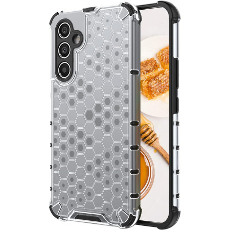 Husa antisoc compatibila Samsung Galaxy S24 Plus, Honeycomb AirBag, Gri