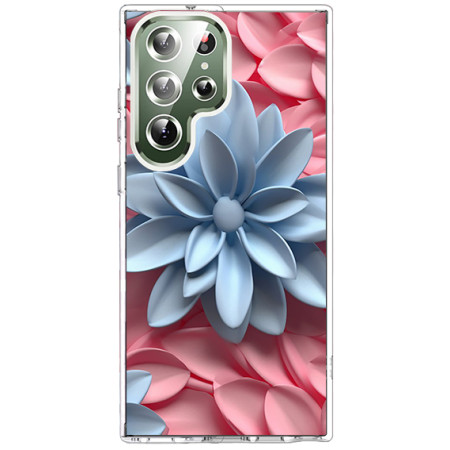 Husa personalizata pentru Samsung Galaxy S24 Ultra, MagSafe Atasare Magnetica, 3D Flower Medley 7