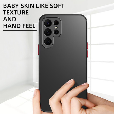 Husa cu protectie la camere si finisaj mat pentru SAMSUNG, Negru - Alege Modelul!