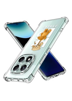 Husa Antisoc pentru Xiaomi Redmi Note 14 Pro 4G / Poco F7, AirBag PRO, Clear, Help Others