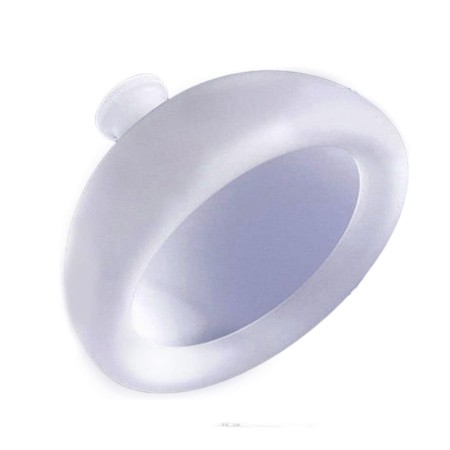 Masaj cu tambur cu presiune pentru piept, dispozitiv de eructare, cupa pentru terapie toracica, 10.1x6.5 cm, Alb