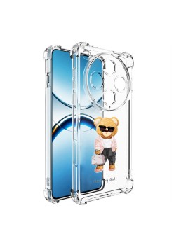 Husa Antisoc pentru Oppo Find X8 Pro, AirBag PRO, Clear, Working Girl