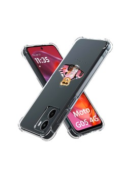 Husa Antisoc pentru Motorola Moto G05, AirBag PRO, Transparent, Girl Power