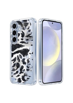 Husa pentru Samsung Galaxy S25, Atasare Magnetica, MagSafe, Pattern Skin 50, Clear