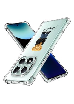 Husa Antisoc pentru Xiaomi Redmi Note 14 Pro 4G / Poco F7, AirBag PRO, Clear, Stay Real
