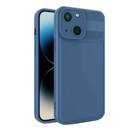 Husa Antisoc compatibila Apple iPhone 15 Plus, Premium Anti-skid Lens, Albastru