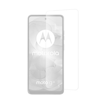 Folie de sticla compatibila Motorola Moto G24, 9H, Case Friendly, Profesionala, Transparenta
