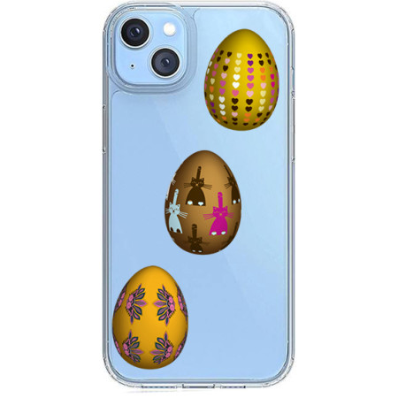 Husa personalizata Apple iPhone 14, Egg Gold 