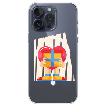Husa personalizata Apple iPhone 15, MagSafe, Love Gift