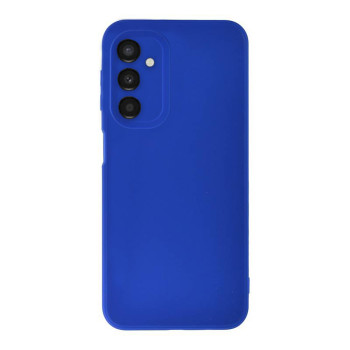 Husa Soft Silicon compatibila cu Samsung Galaxy A24 4G, Matte Efect, Camera Ultra Safe, Albastru